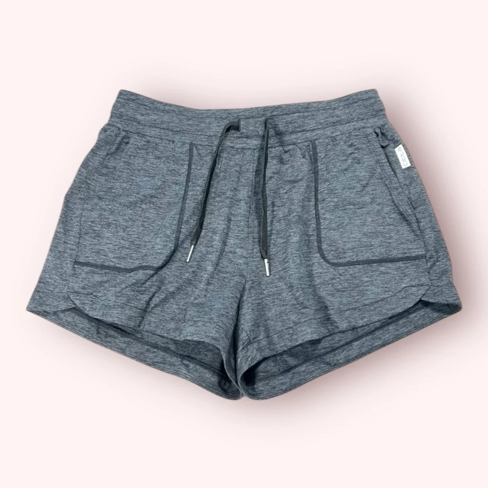 CITTA X KAYLA WANG Charcoal Gray Casual Stretch Athletic Shorts M
